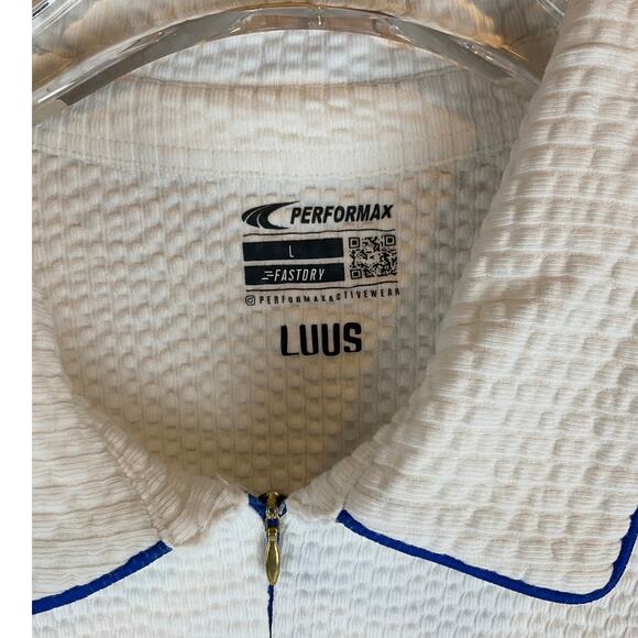 Performax MI New York Major League Cricket Team Apparel, White and Blue - Size L - Picture 4 of 9